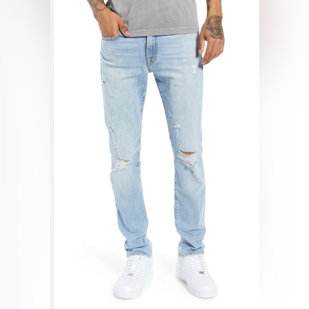 Frame Denim Men's Sky Blue Skinny Jeans